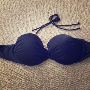 Victoria secret Black strapless bikini top 34dd